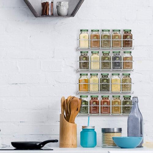 Kitchen Condiment Storage Rack Kitchen Shelf Wall-Mounting Spice Rack Kitchen Appliances