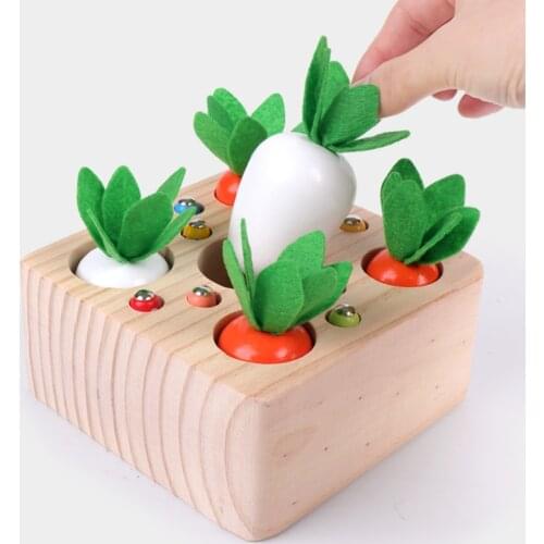 Montessori Educational Wooden Toys For Kids Board Math Fishing Count Numbers Digital Shape Match Early Education Child Gift Toy