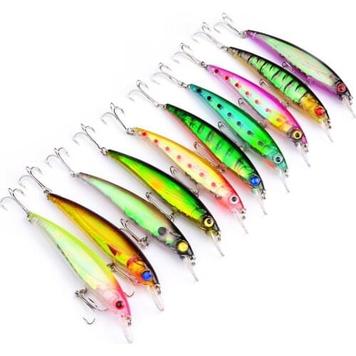 1pc 11cm 13g Fishing Lure 3D Eyes Floating Minnow Aritificial Laser Wobblers Crankbait Hard Plastic Fishing tackle 4# Hook Pesca