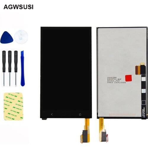 For HTC One M7 801e LCD Touch Screen Digitizer Sensor Glass one M7 LCD Display Screen Panel Module Assembly