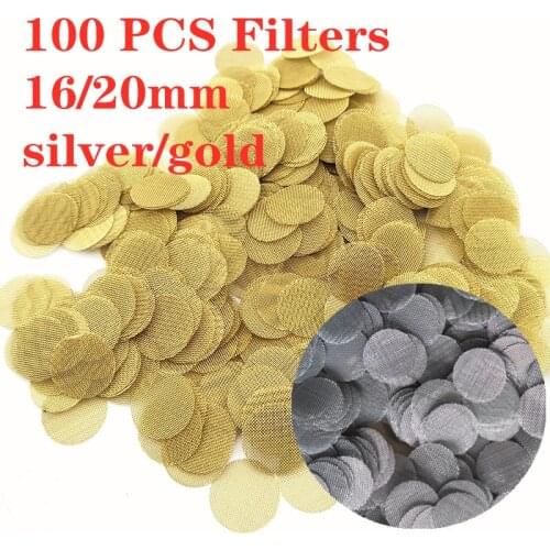 100Pcs Combustion net water pipe filter mesh Multifunctional Hookah Water Pipe Metal Filters Smoke Pipes Screen Gauze