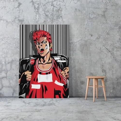 Modern Home Decor Poster Print Hanamichi Sakuragi Slam Dunk Anime Picture Wall Art Canvas Painting Wall Decor Living Decor Gift