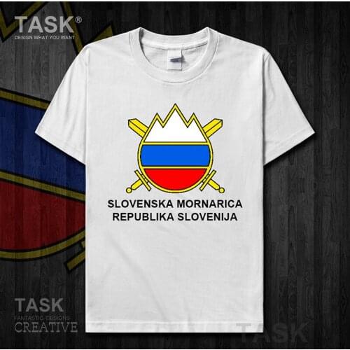 Navy Slovenia Slovene SVN Slovenija SI Military Tactical Army country clothes Short sleeve t-shirt new Tops t shirt sports 01