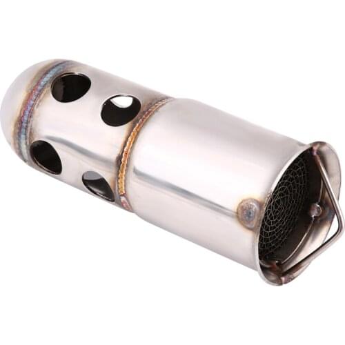 Stainless Steel 51mm Universal Motorcycle Exhaust Pipe Muffler Silencer DB Killer Noise Eliminator Style 5 Exhaust Pipe Silencer