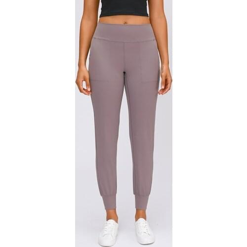 2021 Yoga Pants Color Passion Joggers with Pockets Naked-feel Women Sweatpants Brushed Women Track Pant Squat Proof Camo Joggers