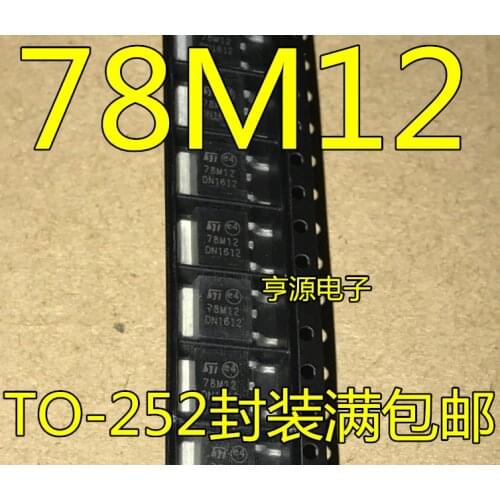 10pieces L78M12 78M12 L78M12CDT TO-252 12V/0.5A