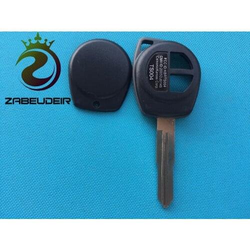 10Pcs/Lot Of New Replacement Key Blank For Suzuki VITARA SWIFT IGNIS SX4 Liana ALTO 2 Button Remote Shell Case No Logo Auto Part