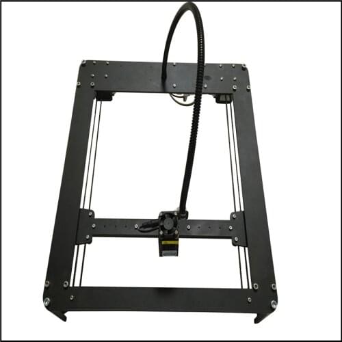 2018 latest laser engraving laser engraving machine DIY black metal body 1600 mW 25X25cm engraving area free shipping