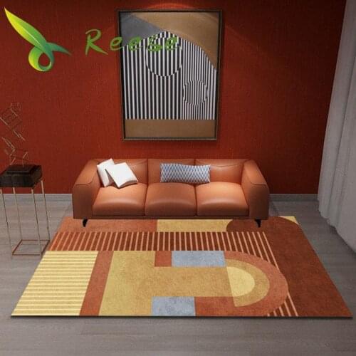 Big Carpet Rug For Living Room Nordic Classical Geometric Non Slip Bedroom Kitchen Bathroom Mildew Proof Safety Floor Protection