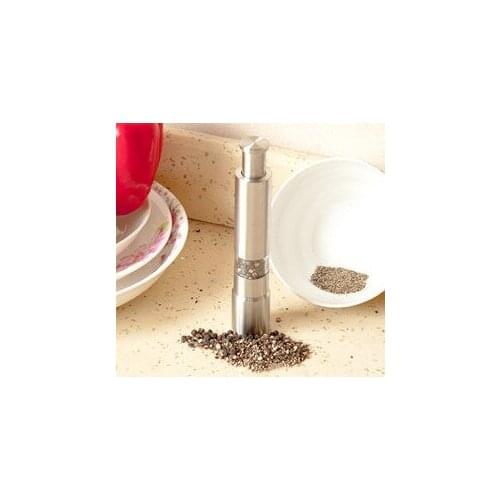 Fast shipping Stainless steel hand pepper mill, black pepper grinder, manual stainless steel pepper mill with good quality