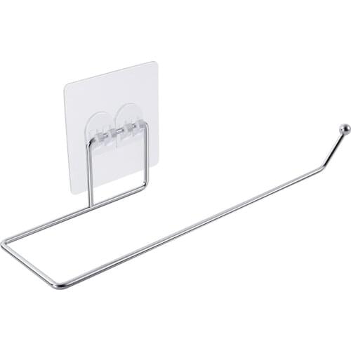 Punch-Free Roll Paper Holder with Large Size Design Easy Operation Durable Long Lasting Great for Bathroom WWO66