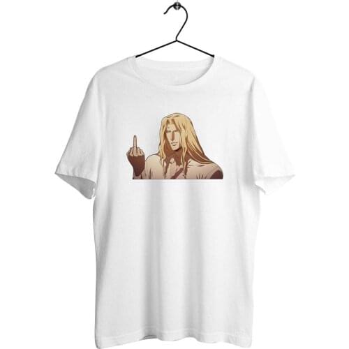 Mens T Shirt Castlevania Alucard Artwork Printed Tee
