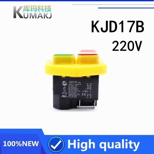 1PCS KJD17B Electromagnetic Switch Waterproof Magnetic Switch Start Switch Electric Tool Switch KLD-28A KLD-28 220V