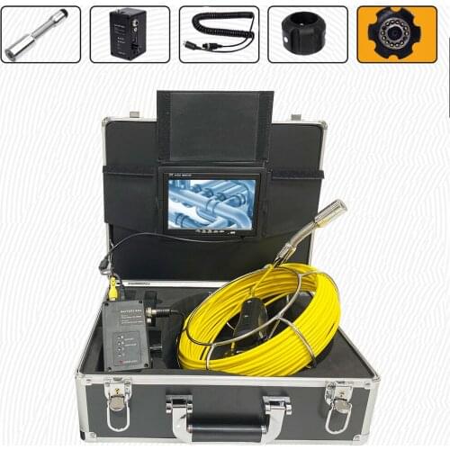 23mm Endoscope Camera IP68 Waterproof Pipe Inspection Borescope for Industrial Sewer Inspection 12LEDs Adjustable