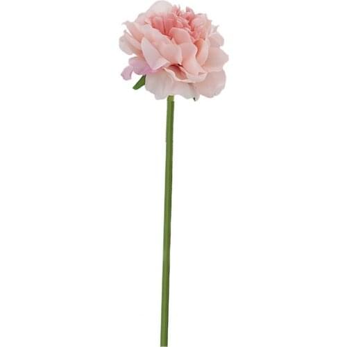 Hot Sale 60% 1Pc Simulation Peony Beautiful Fadeless Faux Silk Flower Photo Background Artificial Peony for Wedding Decor