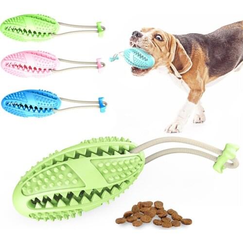 Interactive Elasticity Dog Clean Teeth Natural Rubber Toys Training Cat Puppy Molar Chew Playing Fun Exercise Biting Toy