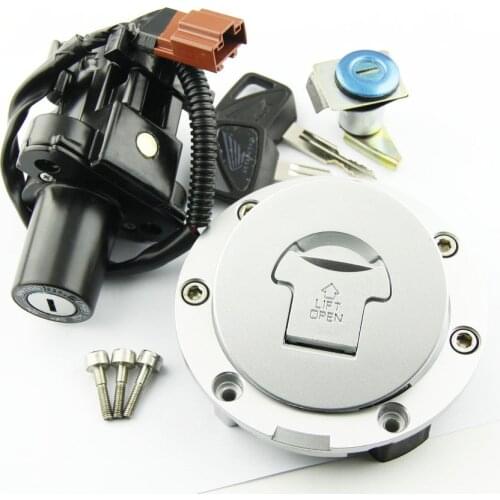 Motorcycle Keyed Fuel Cap Kit Ignition Switch For Honda CBR1000 CBR1000RR Fireblade CB1000 CB1000R 35010-MFL-670 35010-MGP-A00