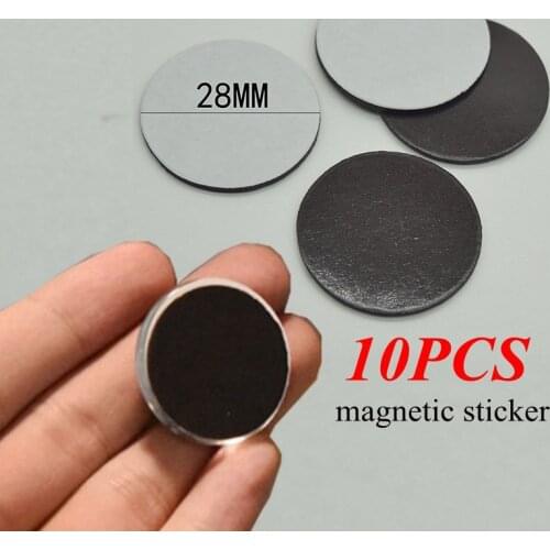 10 PCS 23mm / 28mm Round Magnetic Paper Fit Glass Cabochon Magnet 25mm / 30mm DIY Magnetic Jewelry Findings Supplies