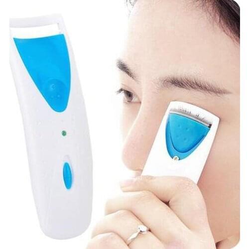 New Women Makeup Electric Heated Eyelash Curler Long Lasting Eye Lash Perm Heated Eyelashes Clip Recourbe Automatic Tool
