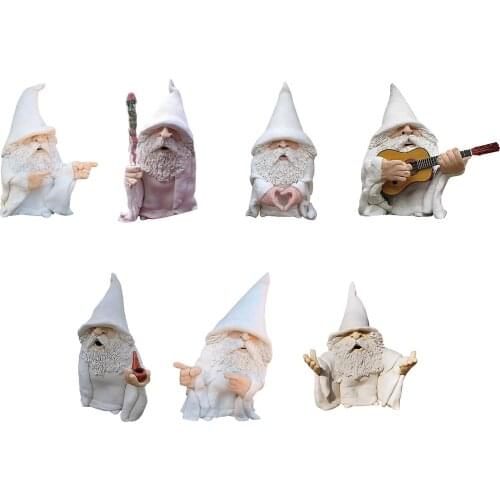 New Garden 3d Decoration Dwarf Resin Crafts Miniature Outdoor Decorations Outdoor Home Creative Statues For Decoration Figurines