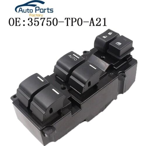 New High Quality Power Window Switch For Honda 35750-TP0-A21 35750TP0A21