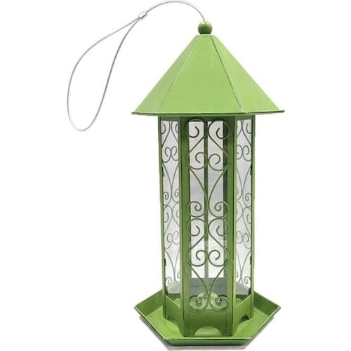 Bird Feeder For Outdoor Feeding Portable Wild Bird Retro Bird Feeder Supplies Products Garden Tree Container Hanging Bird Feeder