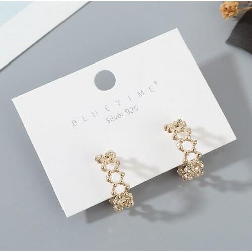 TONGKWOK Bohemia Exaggeration Dangle Earrings For Women Silk Thread Tassel Metal Long Chandelier Earrings #142562