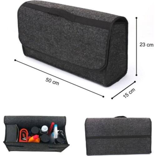 Car Supplies Felt Trunk Storage Bag Foldable Storage Box Large-capacity Tool Box Auto Accessorie News