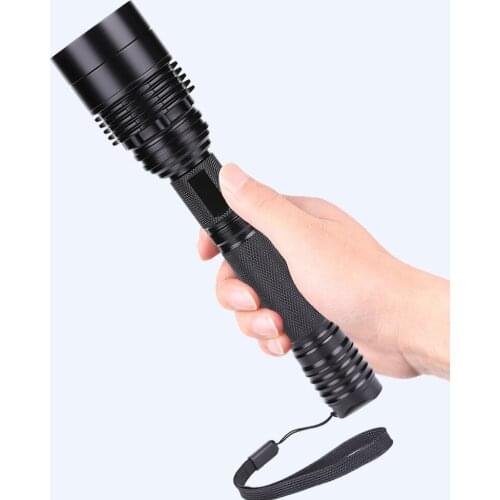 Battery Powered LED Aluminium Alloy Infrared Rotating Zoomable Flashlight 850nm IR Night Vision Outdoor Hunting Torch Lighting