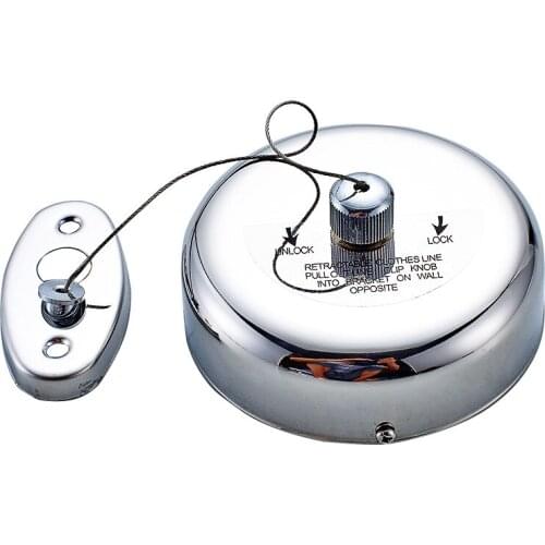 Retractable Clothesline Wall Mounted Clothes Drying Stainless Steel Laundry Line Retractible Clothes Hanging Wire Rack