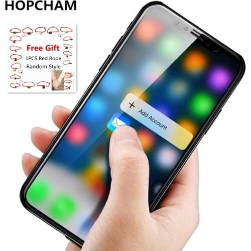 Protective Glass on the For iPhone XS XR 6S Plus Tempered Screen Protector 3D Curved Edge Glass For iPhone 8 7 Plus X Film Case