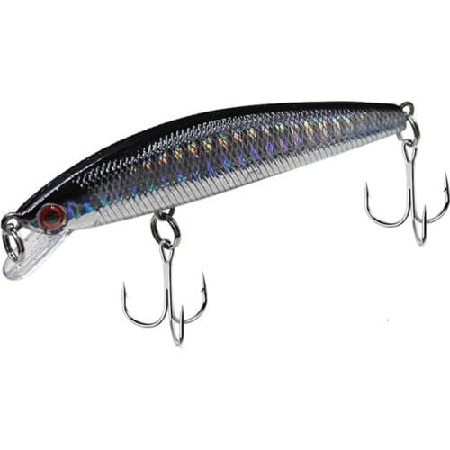 1pcs Wobbler Fishing Lures Laser Floating Artificial Bait 3D Eyes 8.5cm 7.5g Pesca Crankbait Minnow For Bass Pike Fishing Tackle