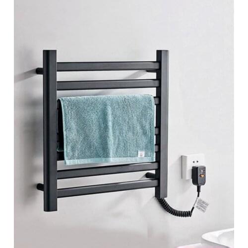 180W Intelligent Thermostatic Electric Heating Towel Shelf Rack Carbon Fiber Heating Household Towel Rack Warm Towel Shelf