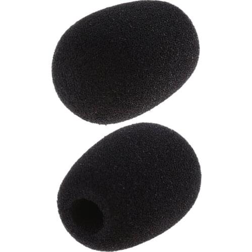 2pcs Foam headset Microphone Windscreen Sponge for RODE M5 NT5 NT6 NT55 Mini Foam Meeting Mic Cover Shield Protection