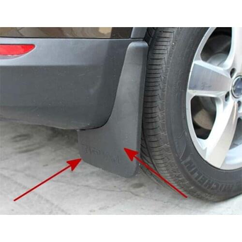 For Volkswagen Teramont 2017-2020 Car Cover Fender Soft Mudguard Protection Flap Splash Mud Guard Frame 4pcs Car Styling