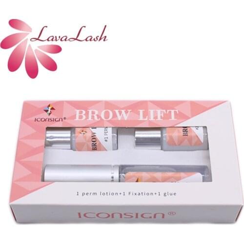 5 Boxes Iconsign Brow Lift For Eyelash Extensions Glue Perm Lotion Fixation Makeup Tools Beauty Shop Wholesale Lash Glue