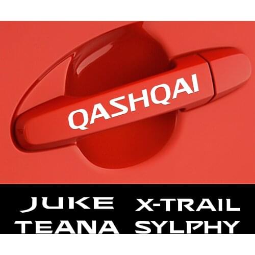 Car Accessories Window Wiper Door Handle Reflective PVC Decor Stickers For Nissan Qashqai Juke Leaf Micra Sentra NOTE Patrol