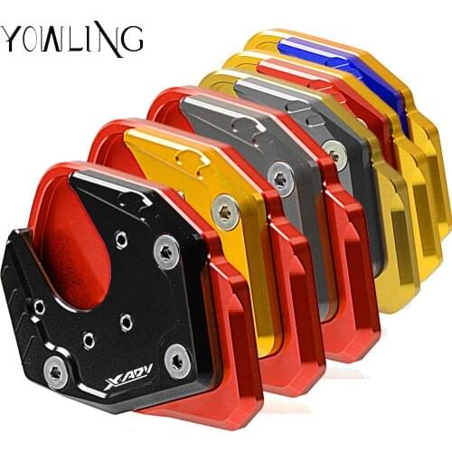 CNC Side stand Extension kick stand enlarge Plate XADV750 Motorcycle Accessoreis For HONDA X-ADV 750 X ADV XADV 2017 2018