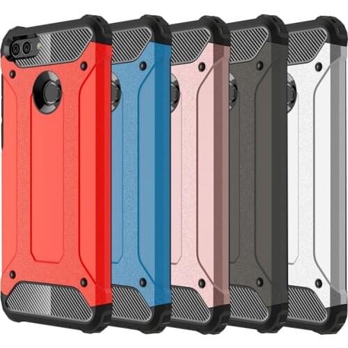 Armor Phone Case For Huawei P8 P9 P10 P20 G9 Lite Plus Honor 6X 7C 8 9 10 Mate 8 9 10 Pro P Smart GR5 Y7 Prime 2017 2018 Cover