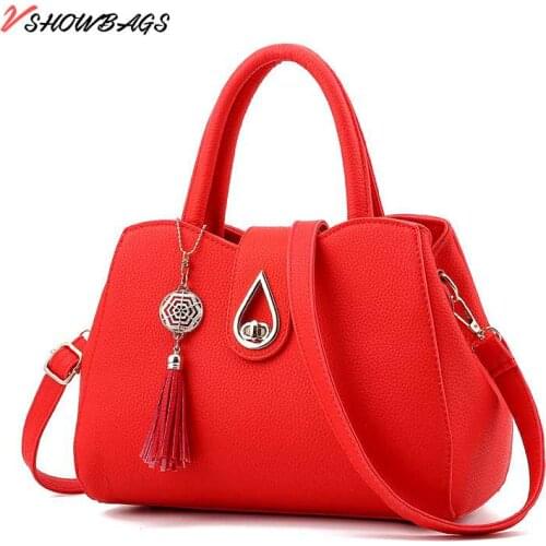 Handbags Women Vintage Bags Ladies PU Leather Female Handbags Fashion Shoulder Cross-body Bucket Bags Beautiful Women Handbags