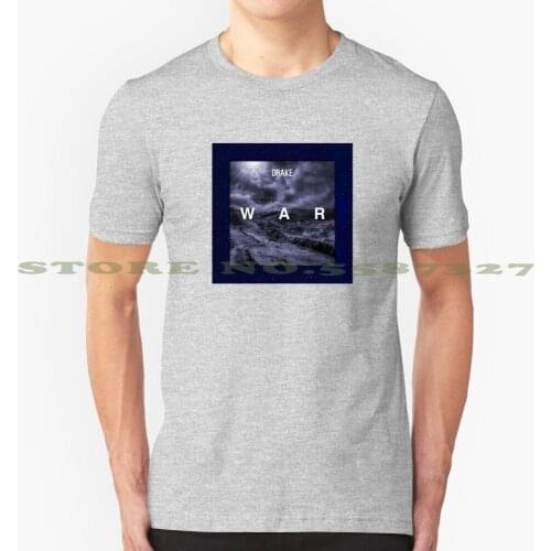 Drake War Cover Redesign Black White Tshirt For Men Women Drake War Music Cover Album Redesign Blue Cold Ragae Drizzy Ovo