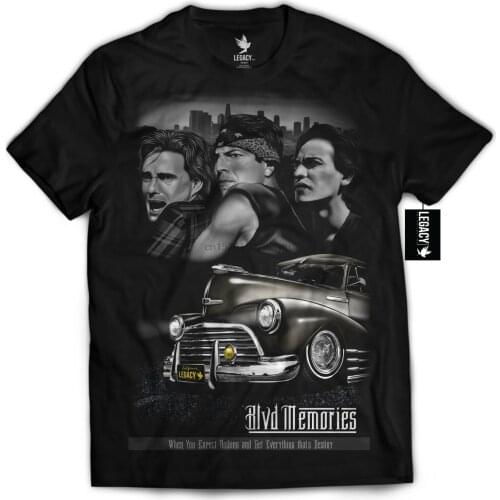 Blood in blood out blvd los angeles t shirt lowrider family collectible poster