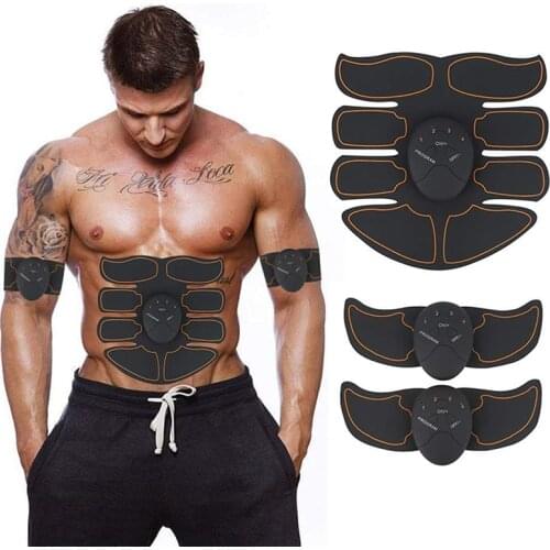 Muscle Stimulator Training Fitness Ems Wireless ABS Abdominal Muscle Toner Masage Body Slimming Belt Electric Exercise Equipment