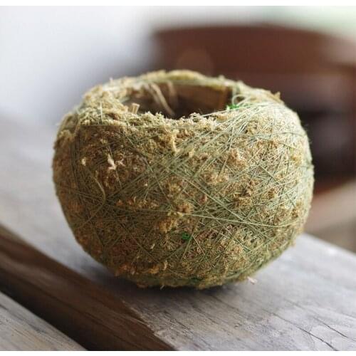 Pastoral Style Moss Ball With Plants To Make Moss Bonsai A Small Flower Pot With Personality Natural Home Decoration Accessories