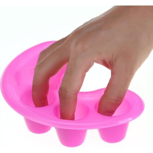 New 2pcs Nail Art Hand Soaker Wash Bowl Cuticle Removal Acetone Resistant Handheld Polish Remover For Artificial Nail Removal