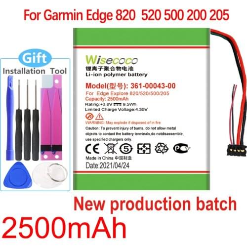NEW High Capacity 361-00043-00 Battery For Garmin Edge 820 520 500 200 205 GPS 520 plus Edge820+Tracking Number+Gift tools