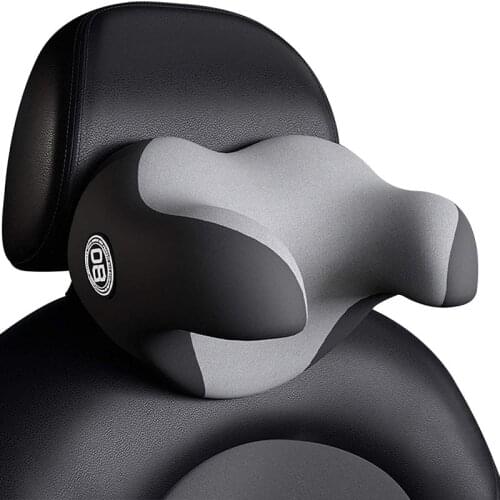 JINSERTA Car Neck Pillow Seat Back Support Holder Seat Covers Headrest Pillow Comfortable Travel Home Office easy install