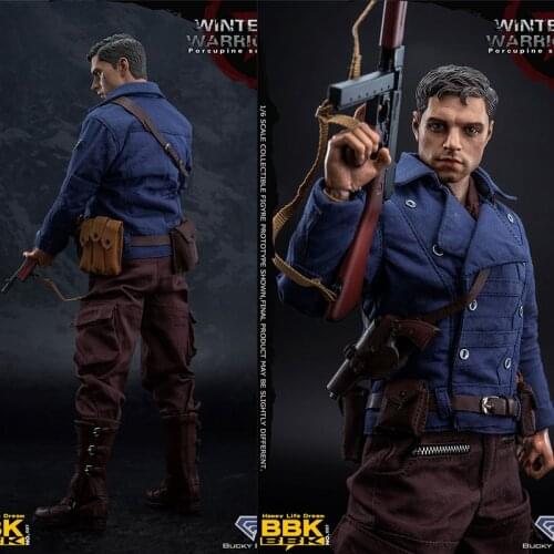 Pre-sale 1/6 BBK07 American World War II Porcupine Squad Winter Soldier Thomson Barnes Gift Decorations Collectibles