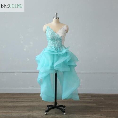 Simple Organza Lace Beading Sleeveless Bridal gown Ankle-Length A-line Wedding dress Custom made