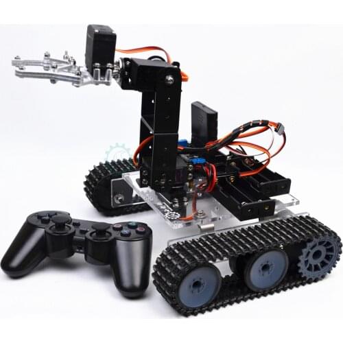 RC robot arduino acrylic tank robotic 4DOF arm DIY assembly kit